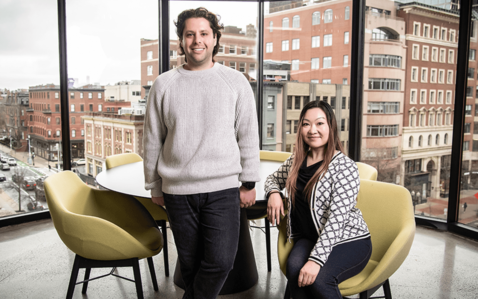 Justin Warshavsky and Julia Eggiman at DraftKings